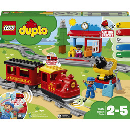 LEGO DUPLO, klocki Pociąg parowy 10874