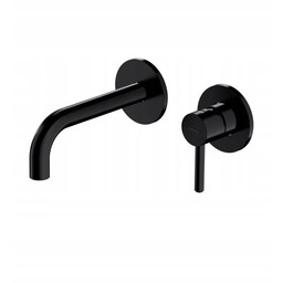 Omnires Y Bateria umywalkowa podtynkowa Czarna Y1215HBL