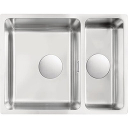 DEANTE Zlewozmywak półtorakomorowy Egeria ZPE 050C Satynowy 44x58