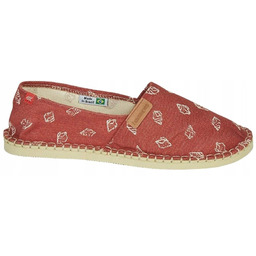 HAVAIANAS ESPADRYLE CZERWONE WSUWANE WZÓR 44 ŻGA
