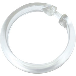 GARDINIA Kółka do zasłon, otwarte, 10 szt., plastikowe,