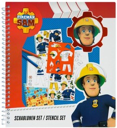 Strażak Sam Kolorowanka Zestaw szablonów 32 elem.