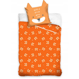 Kpl. pościeli 160x200 70x80 Lisek Poduszka Z Uszami