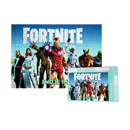 Personalizowane Puzzle Fortnite 500 el. - różne wzory