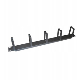 Organizer kabli LogiLink OR104B Rack 19" 1U, czarny