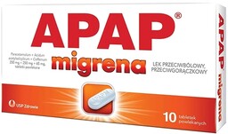 APAP Migrena x10 tabletek