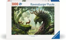 Ravensburger PUZZLE 3000 PRZEBUDZENIE LEśNEGO SMOKA