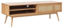 Drewniana szafka rtv Barrali (46730200), 150 cm, naturalny
