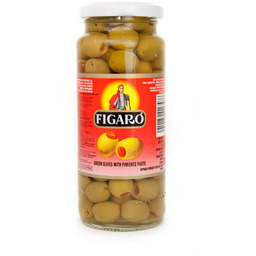 Figaro Oliwki Zielone Z Pastą Paprykową 340G
