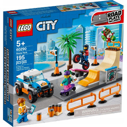 Lego 60290 City Skatepark rampa ulica