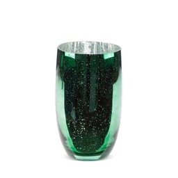 Eurofirany Szklany wazony dekoracyjny Molly 16x28 zielony
