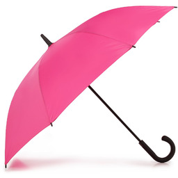 Parasol półautomatyczny klasyczny długi różowy