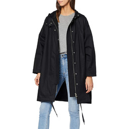 TEN117 5504-4600 kurtka damska Parka czarna S 36