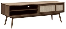 Drewniana szafka RTV Barrali (46732931), 150 cm, ciemny