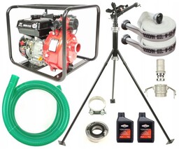 Motopompa ciśnieniowa zraszacz węże do nawadniania podlewania mega