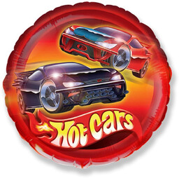 Balon foliowy Hot Cars - Wheels - 47