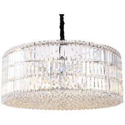 Salonowa lampa wisząca glamour PUCCINI P0268 Maxlight metalowa