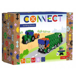 Klocki Connect Śmieciarka Traktor M Trefl 235x168 mm