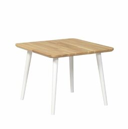 Stolik drewniany, dębowy. Kwadratowy stolik kawowy Modern Oak,