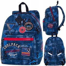Plecak Szkolny Badges B Blue Coolpack