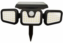 GOLDLUX Naświetlacz solarny LED Trio z czujnikiem ruchu