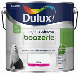 DULUx Szybka Odnowa Farba Do Boazerii Biały 2,5L
