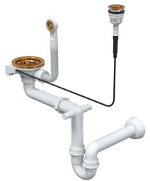 QUADRON Odpływ PUSH TO OPEN 3 1/2"