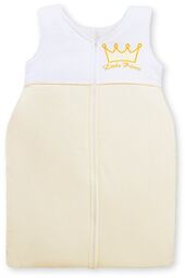 Śpiworek niemowlęcy- Little Prince/Princess kremowy