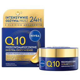 NIVEA Q10 Przeciwzmarszczkowe Ekstra Odżywienie głęboko regenerujący krem