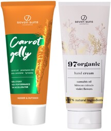 7suns Carrot Gelly Przyspieszacz opalania 200ml + Krem
