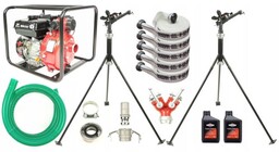 Motopompa ciśnieniowa zraszacz węże do nawadniania podlewania mega