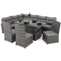 Zestaw mebli ogrodowych dla 9 osób TOKIO Technorattan