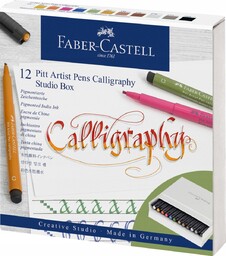 Zestaw Do Kaligrafii Pit 12 Kolorów Faber-Castell