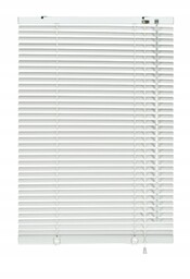 Żaluzja aluminiowa biała 25 mm 80 x 130