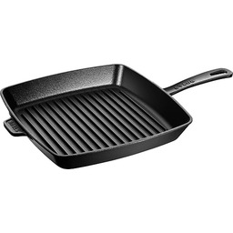Amerikanische Grillpfanne, 30 cm, Schwarz