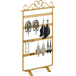 Relaxdays Uchwyt na Kolczyki, Stojak na Biżuterię, Długie