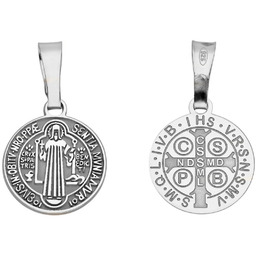 Medalik srebrny Ag 925 Św. Benedykt MDC003RS