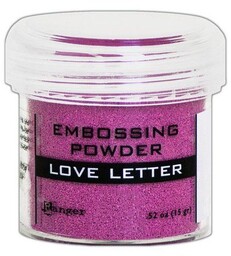 Puder do embossingu Ranger - LOVE LETTER METALLIC