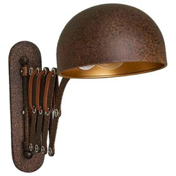 Lindby - Curtis Lampa Ścienna Rust