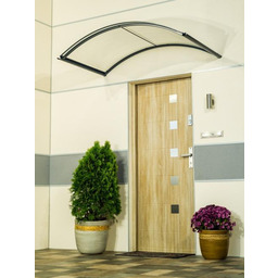 daszek nad drzwi LANITPLAST ARCUS 160/90 antracyt LG2177