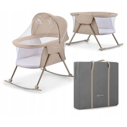 Kinderkraft Lovi Turystyczne Łóżeczko Dziecięce Wielofunkcyjne 3w1| Beige
