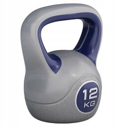Kettlebell 12 Kg winylowy Gorilla Sports fiolet