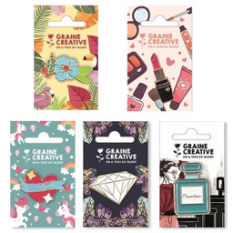 5 przypinek - Walentynki