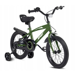 Rower Dziecięcy Bodioo 14” – Zielony Z kółkami