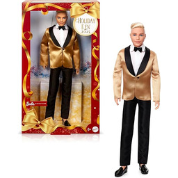 Barbie Signature Świąteczny Ken 2025 Blondyn Kolekcjonerska lalka