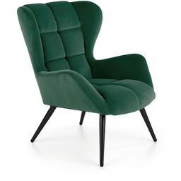 Halmar Tyrion fotel wypoczynkowy ciemny zielony