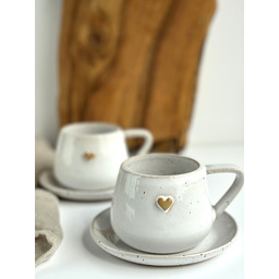Pakamera Filiżanka ceramiczna ok. 250 ml - Biała
