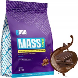 Gainer 3000G Mass Pak Complex Białko Whey Protein