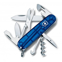 Victorinox Scyzoryk Szwajcarski Climber 1.3703.T2 niebieski przezroczysty +pudełko