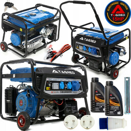 Agregat prądotwórczy generator prądu Tagred 6500W 1-fazowy 230V